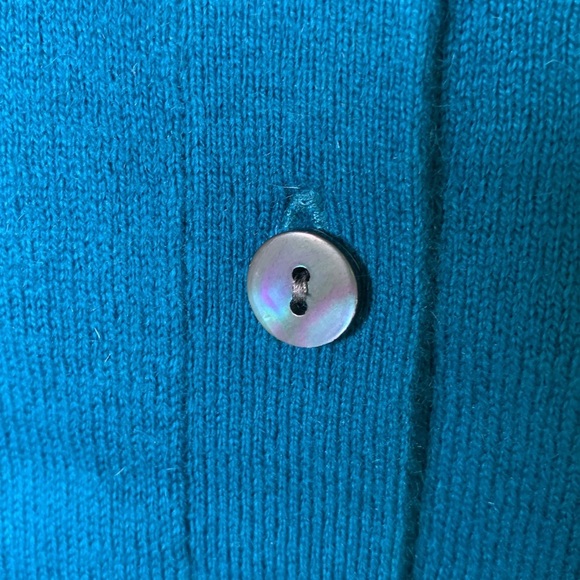 Banana Republic teal cardigan size small - Picture 3 of 8